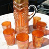 Lattice & Grape Water set - marigold