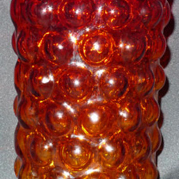 Blenko ~ Vineyard Line ~ Tangerine Vase ~ My favorite color of glass - Art Glass