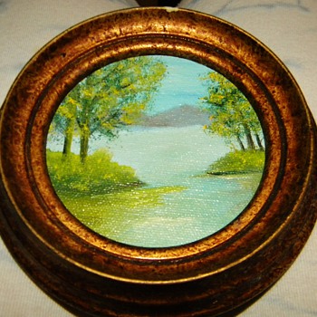 Vintage Oil Painting Signed "MEER1? 2004" 