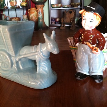 Vintage Pottery Planters - Art Pottery