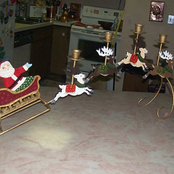 It is older then I am and that is kinda old...candelabra? - Christmas