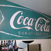 Green Coca Cola Sign