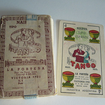 "Tango" Spanish playing cards unopened deck