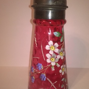 More Highly Decorated Sugar Shakers - Art Glass