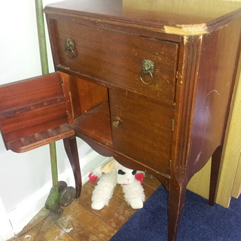 Antique Smoking Pipe Cabinet, Early 1900s?
