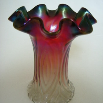 Rindskopf Pepita Vase - Art Glass