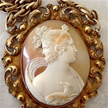 Another rare and fine cameo of Gryllus- 2 faced - Victorian Era