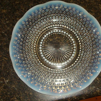 Plate-milk color -tint blue-
