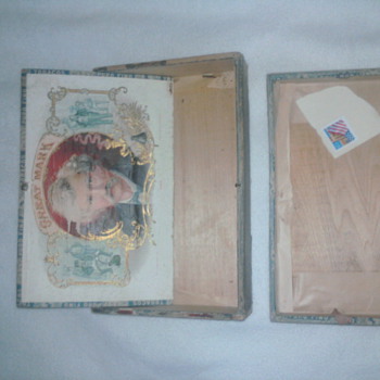 1880 Great Mark cigar box - Tobacciana