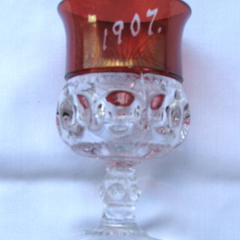 Ruby Souvenir glassware - Glassware