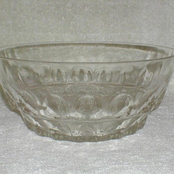 Pressed Glass Punch Bowl ?