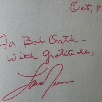 Lana Turner Autographed Book - Books