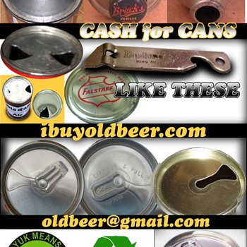 Old beer cans 