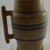 Unknown Pottery Stoneware Ceramic Mug Old Rope Design Bennington? 
