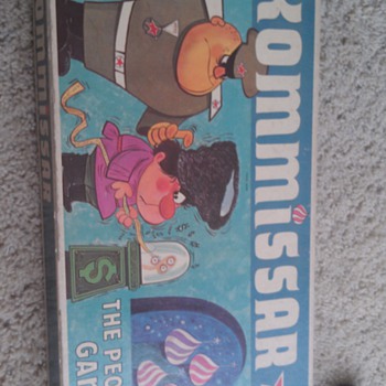 Vintage 1966 Kommissar Board Game  - Games