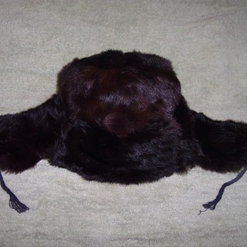 RUSSIAN MINK HAT WITH EAR FLAPS