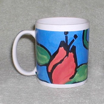 Floral Design Coffee Mug - Kitchen