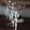 Art Deco Nude Cocktail Glasses