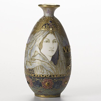 The Veiled Lady by Amphora - Art Pottery