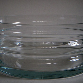 Vintage Mid Century Glass Bowl~Interesting and Beautiful Form