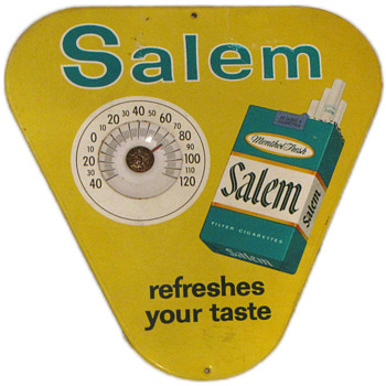 Salem advertising thermometer