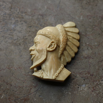 Ivory brooch