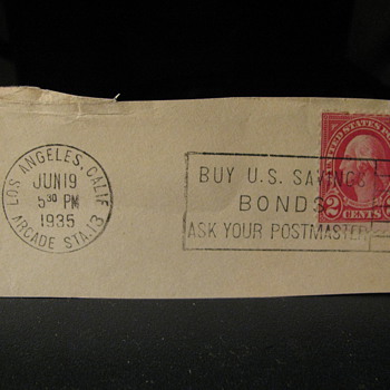 Two cent Washington postage Stamp June 19 1935