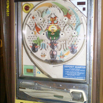 25 Cent Coin Operated Pachinko Machine (Mid 70's) - Coin Operated