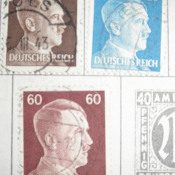 German Hitler Stamps