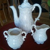 Just a few, Corn Maiden by Jack Black, Tea set that amazes me, Oatmeal Vase to touch, Pitcher & Bowl all need a name