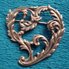 Old Heart Brooch