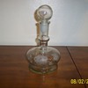 Lovely etched decanter.