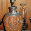 Antique patterned lamp base - info wanted