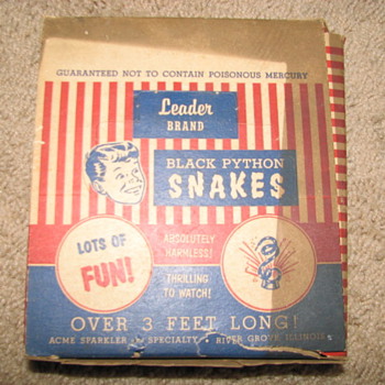 Vintage Toy (Black Python Snakes)