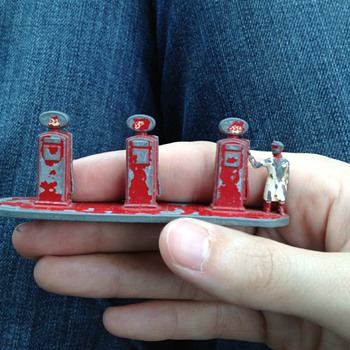 Lesney Toy Gas Pumps - Petroliana