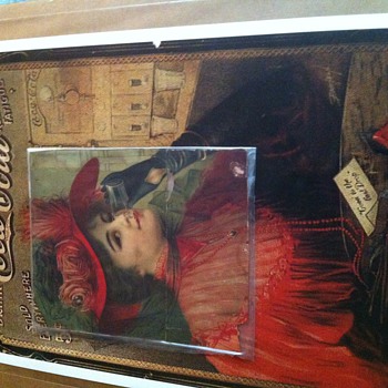 Coca-Cola 1909, "Good To The Last Drop" rare 14x22 sign, remnant overlaying reprint - Coca-Cola