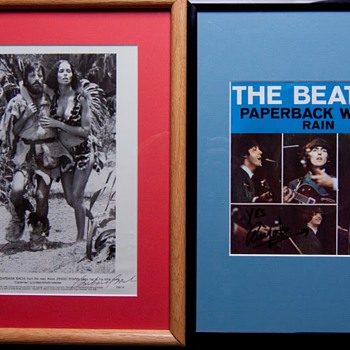 Ringo autographs-1981 & 1997 - Music