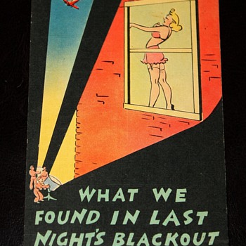 Saucy WWII Postcards