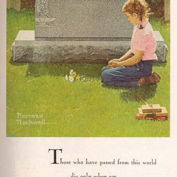 1955 - Rock of Ages Monuments Advertisement - Advertising