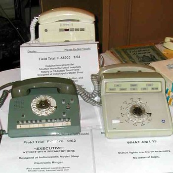 Western Electric Field Trial Sets Display - Enfield show Fall 2005 - Telephones