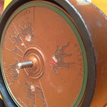 Bakelite horse gambling game I played with my granpa - Games