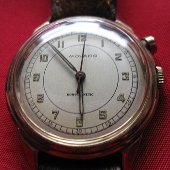 First Generation postwar Movado One-Button Chronograph. The very rarest of the rare