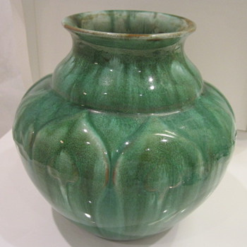Royal Lancastrian pottery, both bought at flea markets.