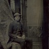 Early tintype made by a multiplying studio camera