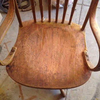 Antique Press Back Chair Restoration Cont. - Furniture