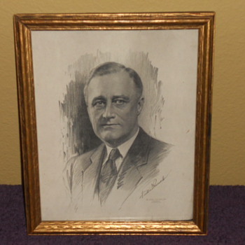 Franklin Delano Roosevelt 8 by 10  print