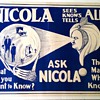 Original 1930's "Nicola" Stone Lithograph Poster