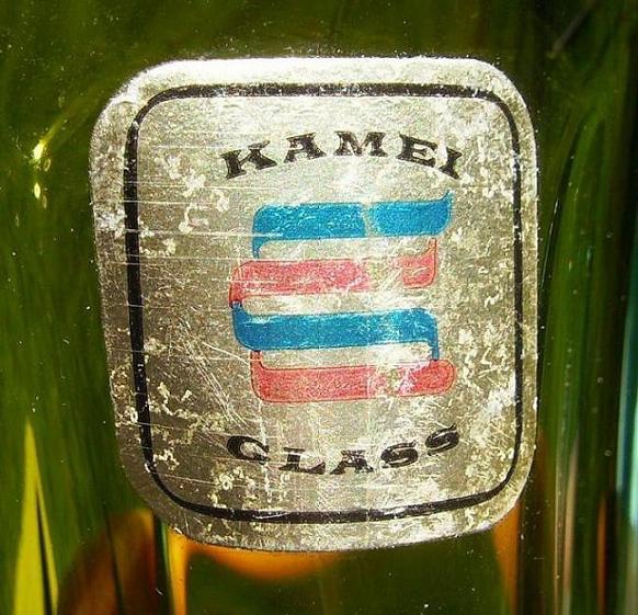 KAMEI Japanese Art Glass Vase (Vintage) with Label Collectors Weekly