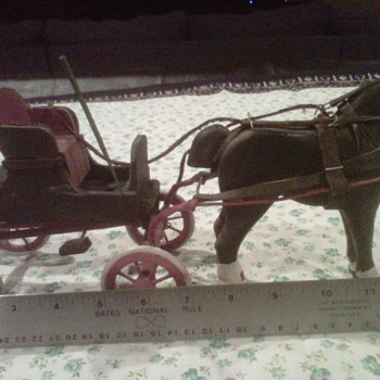 Horse and Buggy from Grandparents House - Folk Art
