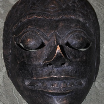 wooden mask